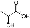 ساختار اسید لاکتیک